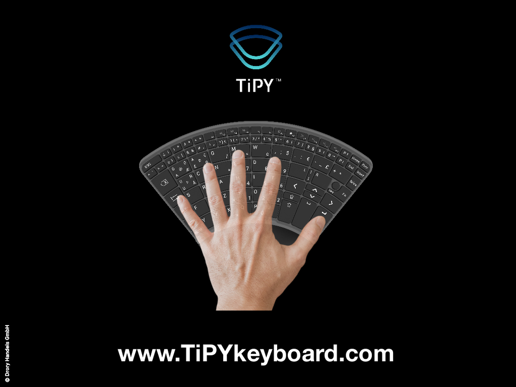 Tipy Keyboard Tastatur Einhandtastatur 1 Copyright