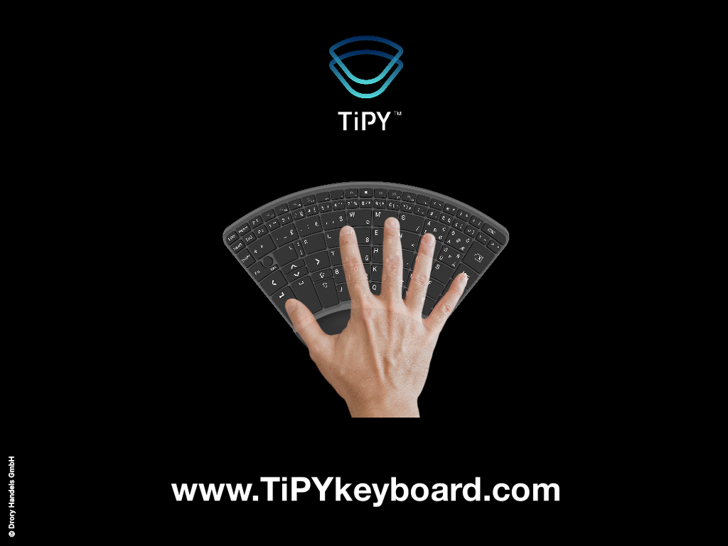 Tipy Keyboard Tastatur Einhandtastatur 2 Copyright