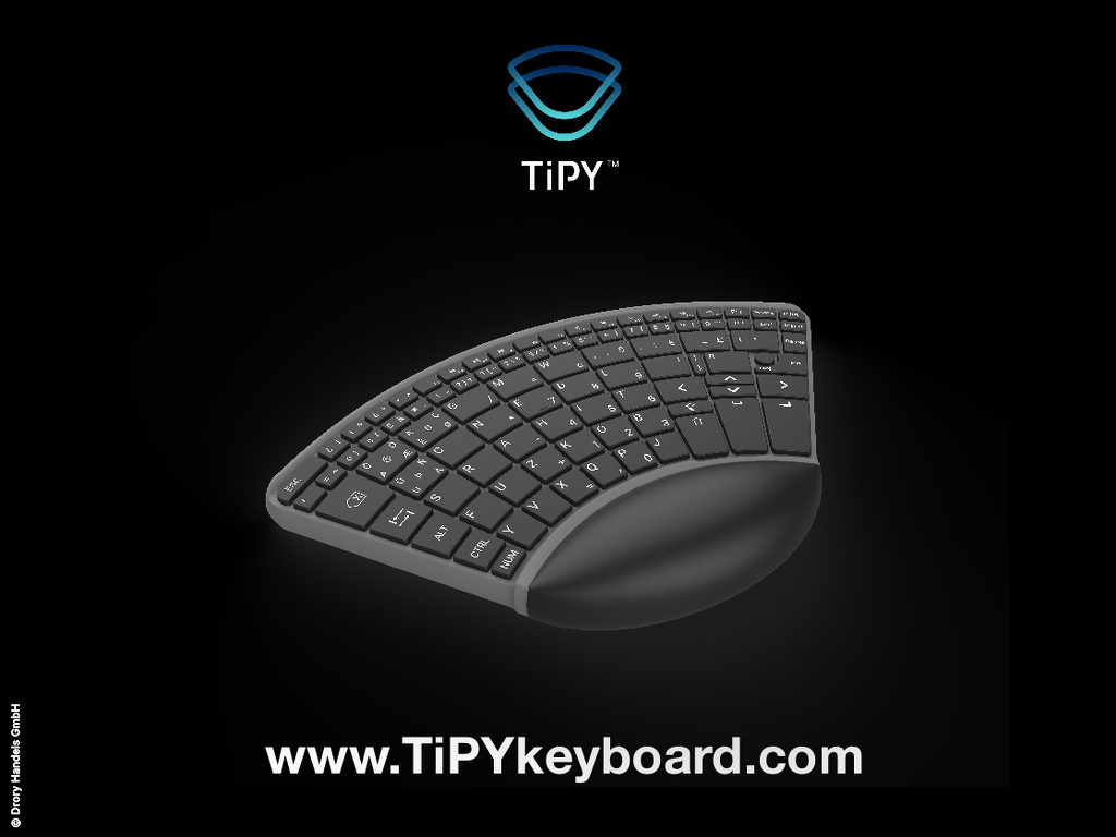 Tipy Keyboard Tastatur Einhandtastatur 6 Copyright