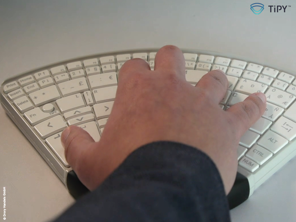Tipy Keyboard Tastatur Einhandtastatur live6 Copyright